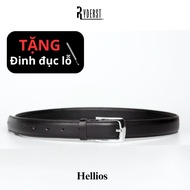 Ryder Helios TL Helios Black Cowhide Men's Belt 3cm Easy to Match