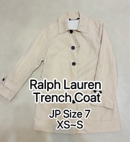 Ralph Lauren 米色風衣外套  Beige Trench Coat