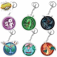 Pokemon Gengar Mewtwo Psyduck Venusaur Charizard Blastoise Acrylic Keychain Key Chain