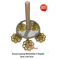 Loyang Honeycomb Biscuits/ Rose Cookies Mould / Tembaga Acuan Kuih Loyang/Goyang/ Loyang 5 Serangkai