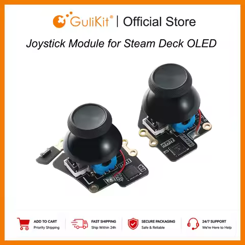 Gulikit SD05 Hall Effect Joystick Module for Steam Deck OLED No Drifting Stick Design for Game Acces