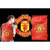 Manchester United MU Drawstring Bag Futsal School Backpack Ball Club Selling Bag Wholesale Prakt Ball Club