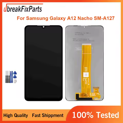 For Samsung Galaxy A12 Nacho SM-A127F A127M LCD Display Screen Touch Digitizer Assembly