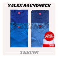 YALEX Round Neck  | Kids & Adult Size | Royal Blue, Navy Blue, Aquablue, Light Blue