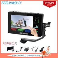 FEELWORLD F5 Prox 5.5นิ้วหน้าจอสัมผัส1200NIT มอนิเตอร์ฟิลด์สำหรับกล้องถ่ายรูป DSLR 3D LUT 4K HDMI อิ