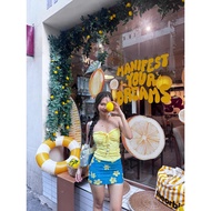 Lemon Zest Shirt – Ruched Tube M305