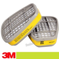 M 6003CN 3M 6003CN Cartridges  Organic Vapor/Acid Gas Replacement Cartridge, Various Package Quantit