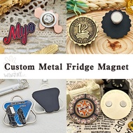 [Minimum 10pcs] Custom metal refrigerator magnet Soft enamel process Design Stamping 3D Hard enamel