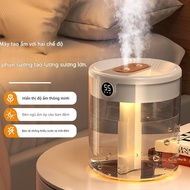 2L Humidifier Household Silent Bedroom Office Night Light Digital Display Dual Spray Humidifier