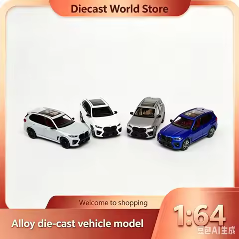 BMER 1:64 BMW X5M X6M Thunder Edition Alloy Car Model