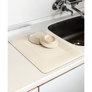 Japan 3COINS < Diatomaceous Earth Absorbent Cushion >|Quick Water Absorption Quick Dry|Can Roll And 