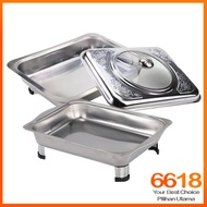 Stainless Steel Buffet Tray Food Container Kitchen Buffet Supplies Hotel Restaurant Easy Stainless S