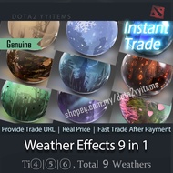 DOTA2 All Genuine Weather【9 IN 1】纯正 天气 9合1 Ti4+Ti5+Ti6 Spring Ash Aurora Moonbeam Pestilence Harvest