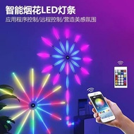 led烟花灯带声控礼花灯音乐效果app室内装饰灯七彩ktv灯Led Fireworks Light with Voice Control Gift Lantern Music Effect app I