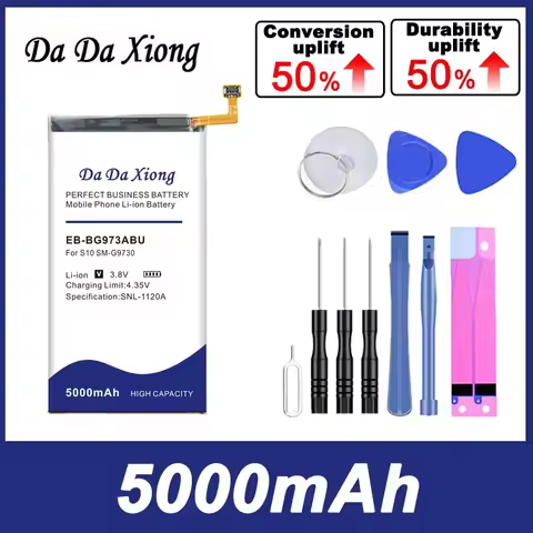 DaDaXiong 5000mAh Battery EB-BG973ABU For Samsung Galaxy S10 X SM-G9730 SM-G973 G973F