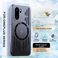 Slim Matte Heat Dissipation Breathable Magnetic Wireless Charger Case For OnePlus ACE 6 6T 5 3 Pro 1