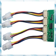 [G V W E] Fan Speed Simulator 12V 4-In-1 Square 4Pin Fan Emulator for  S21 S19kpro T21 KS5 KS5pro Fa