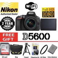 Nikon D5600 18-140mm/18-55mm AF-P original + free extra battery original 2 years warranty
