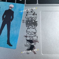 YHMDN1314 Spell Fighting Gojo Satoru Fu Hei Hui Die Die Le 3D Three-Dimensional Metal Sticker Mobile