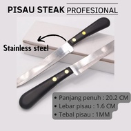 Pisau Steak Premium gerigi stainless - pisau makan - steak knife