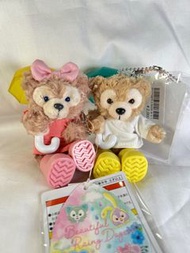 夏天撐雨傘 坐款 Duffy and friends Shelliemay Tokyo Disneyland 東京迪士尼海洋 現貨絕版只有一對
