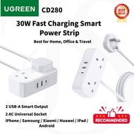 UGREEN Soket Extension Plug 30W Fast Charge | Model 50686 White