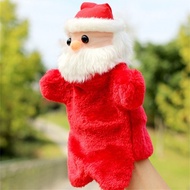 ULIPPOL Cute Educational Toys Tell Story Prop Finger Doll Finger Dolls Christmas Gifts Santa Claus Plush Toys Christmas Puppet Fingers Puppets Big Hand Puppet