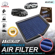 Works Engineering Air Filter Toyota Alphard Vellfire ANH30 AGH30 GGH30 2.5 3.5 V6 Executive Lounge Z