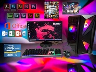 คอมพิวเตอร์ intel core i5 Ram 16 การ์ดจอ 4GB พร้อมจอ 22 นิ้วเล่นได้ทุกเกม