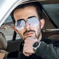 TB Spot Goods#Cyxus Men's Polarized Sunglasses, Aviator Style, Double Bridge, UV Protection2603TT