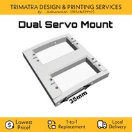 Dual Servo Mount for LCG Chassis Custom Crawler