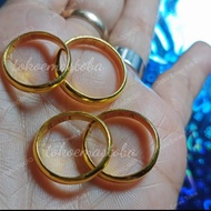 acc cincin nikah bola rotan sepasang 7gram emas london 24karat 99.9%
