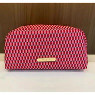 B * Christmas Small Lattice Cosmetic Bag Storage Bag Clutch Bag Large Capacity VIP Gift