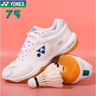 Yonex Men's and Women's Basketball Professional Sports Shoes with Cushioned Rebound Classic 2024 New Student Side Running Badminton Shoes