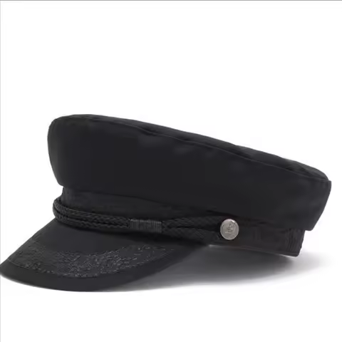 Large size navy cap small head flat hat army hat big bone sun cap men plus size military caps 54cm 5