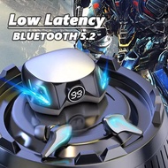 BONINE Gaming Earphone Bluetooth 5.2 Low Latency Professional Gamer Bluetooth Headphone with Mic Ste