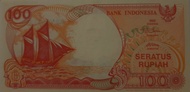 Uang lama Indonesia seratus rupiah 1992 perahu pinisi