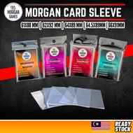 【Morgan Games】[Ready Stock] Morgan‘s Clear Card Sleeve 100pcs Inner Sleeve 卡膜 Fit for Pokemon MGC