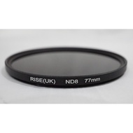 77mm ND 8 - Rise UK Neutral Density ND8 Filter 77 mm
