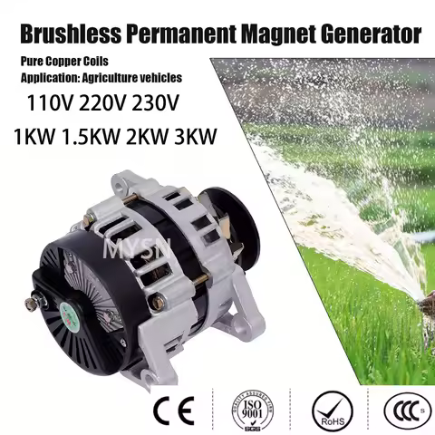 High Quality 50HZ Permanent Magnet Generator 220V 230V 3000W Pure Copper Alternator Portable Power G