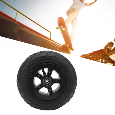 Mountain Skateboard Wheel 8in With Pneumatic Tire Mountain Scooter Wheel Off Road Skateboard Wheel T