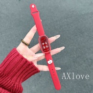 Suitable for Xiaomi Band 8 9 10 Ceramic Version Silicone Strap for Xiaomi Band 8 /9 NFC Replacement 