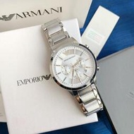 Armani 亞曼尼男士手錶時尚男錶 六針計時碼錶 316鋼錶帶進口日本石英機芯男錶 實物拍攝 放心下標 包裝齊全
