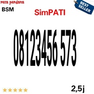 Nomor Cantik Kartu Simpati 08123456 573 Simple Bsm03