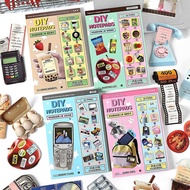 [48H Shipping] High-Quality Fun Sticky Notes Second Series Material Book Cute Food Journal diy Decor