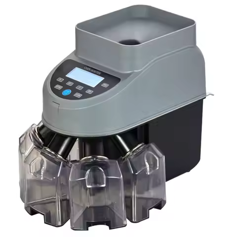Coin Counting Machine Mix Value Euro Us Coin Sorter Electronic Automatic EUR THB AED PLN CAD Euro Us