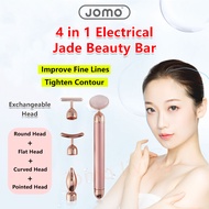 ✅SG Ready Stocks✅ JOMO 4-in-1 Electrical Jade Beauty Bar Face Massager Rose Quartz Beauty Tool Lifti