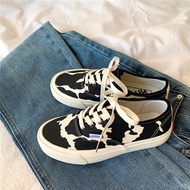 Women Shoes Shop Cute Cow Pattern Sneakers