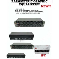 PARAMETRIC GRAPHIC EQUALIZER 31 BAND X2