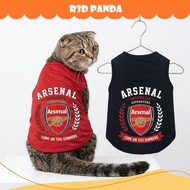 Arsenal Indonesia Supporters Cat Shirt Cat Dog Jersey Arsenal Pet Clothes Pet Ball